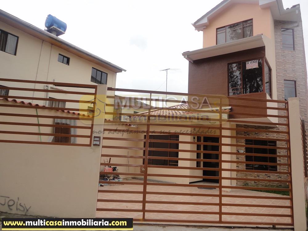 Venta de casa por estrenar a crédito por el sector Misicata Cuenca - Ecuador