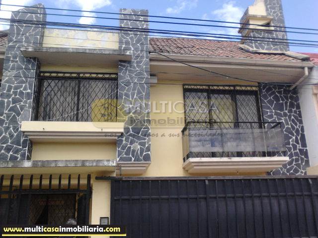 Venta de Hermosa Casa a crédito sector Totoracocha Cuenca-Ecuador