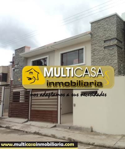 Venta de Hermosa Casa por estrenar a crédito sector Colegio de Arquitectos Cuenca-Ecuador
