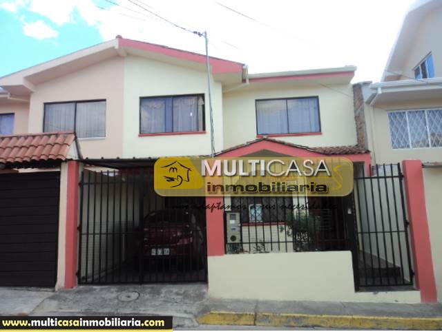 Venta de Hermosa Casa a crédito sector Monay Cuenca-Ecuador