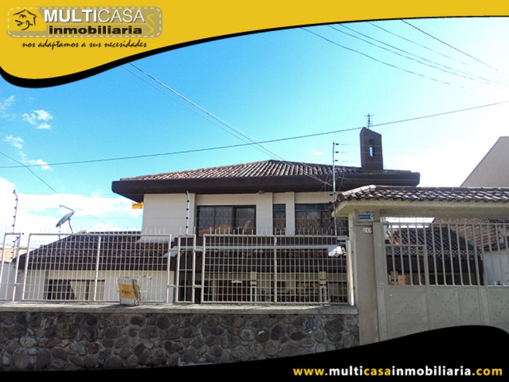 Casa en Venta a Crédito con galpón Sector Coliseo Mayor Cuenca- Ecuador