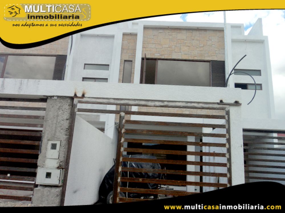 Casa en Venta a Crédito por estrenar Sector Don Bosco Cuenca-Ecuador