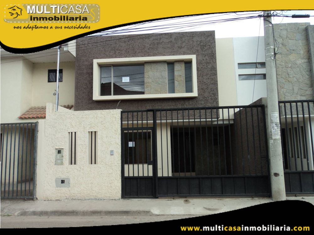 Arriendo Casa acogedora de dos pisos Sector Colegio Borja Cuenca-Ecuador