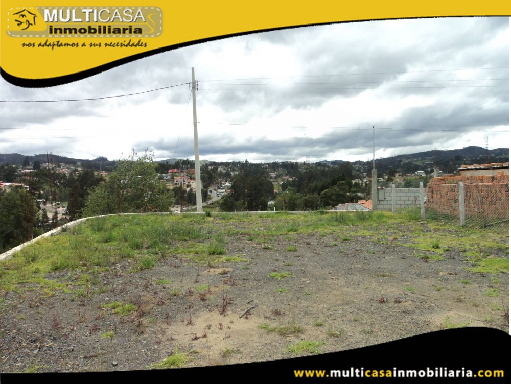 Venta de Hermoso Terreno  a crédito con todas las obras Sector Vía Monay- Baguanchi Cuenca-Ecuador