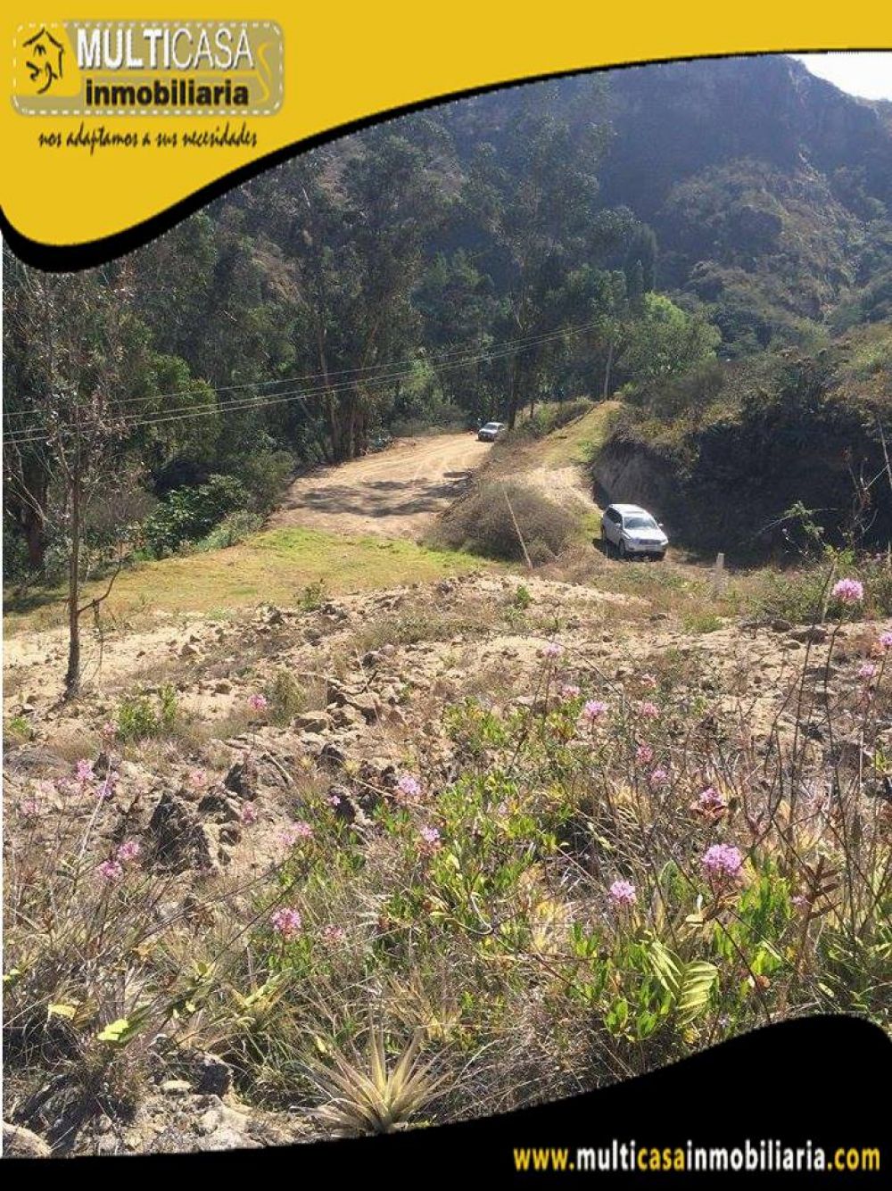 Sitio en Venta con Línea de fábrica a Crédito Sector Challuabamba Cuenca-Ecuador