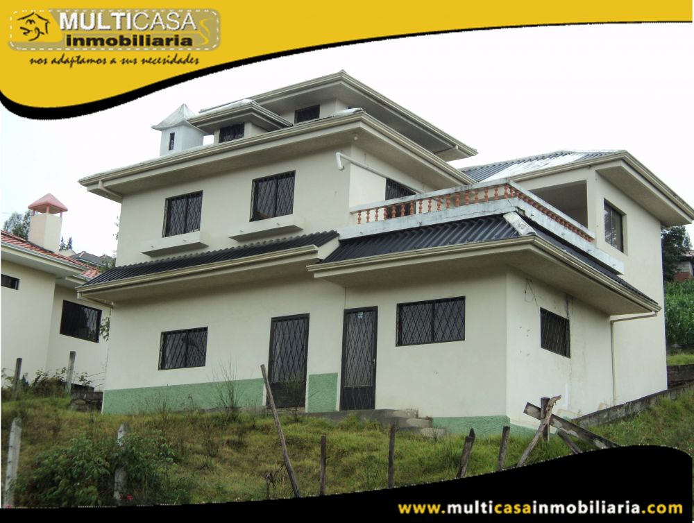Venta de Hermosa Casa por terminar con Terreno a crédito  Sector Mayancela Cuenca-Ecuador