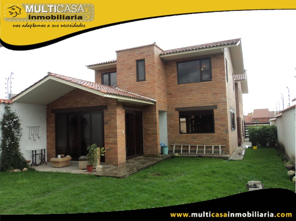 Casa en Venta a Crédito de lujo Sector Misicata Cuenca-Ecuador
