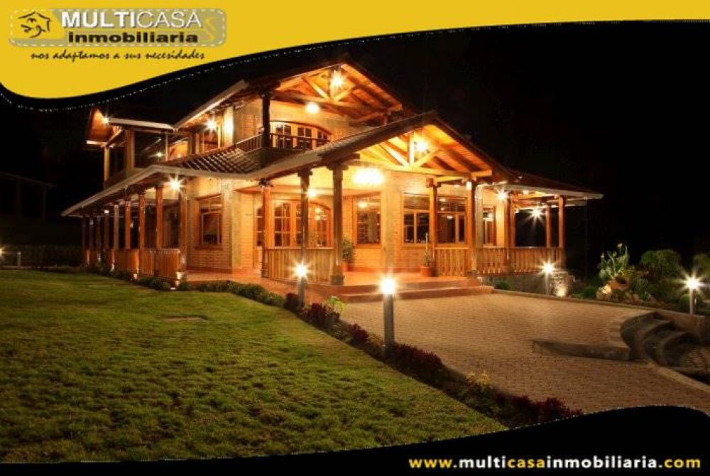 Hostería en Venta a Crédito Amoblada Sector San Luis de Caranqui  Ibarra-Ecuador