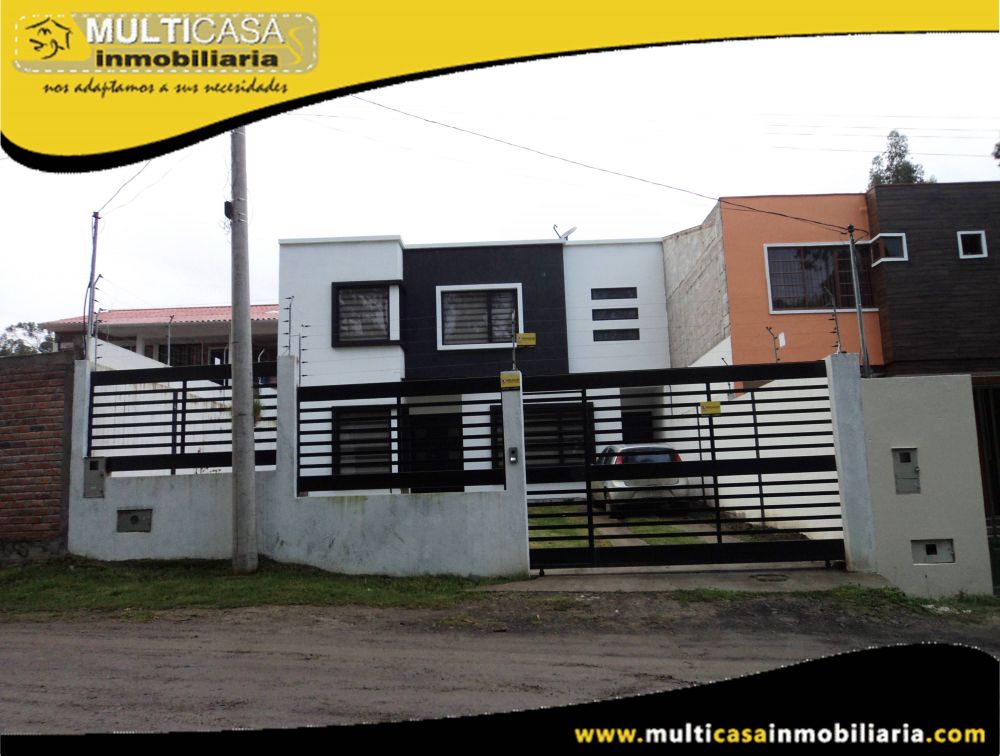 Casa en Venta a Crédito con espacio verde Sector Monay Cuenca-Ecuador