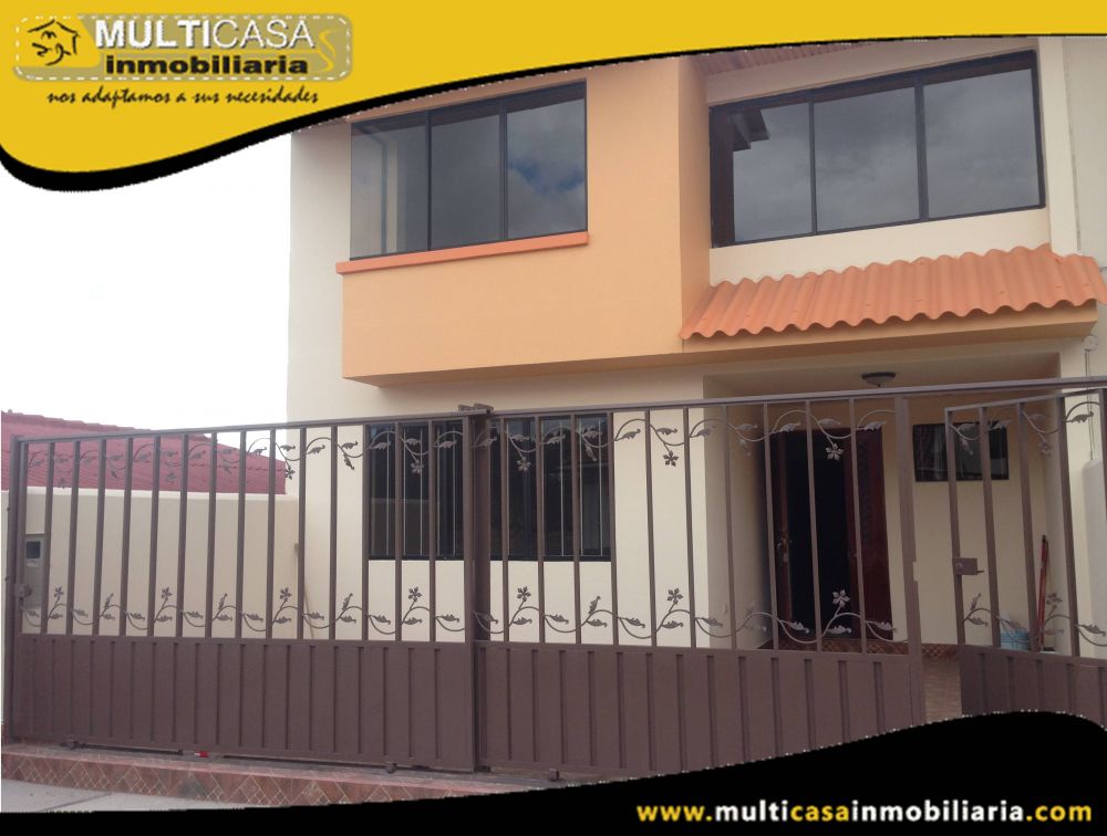 Casa en Venta a Crédito en Condominio Privado Sector Mercado 12 de Abril Cuenca-Ecuador