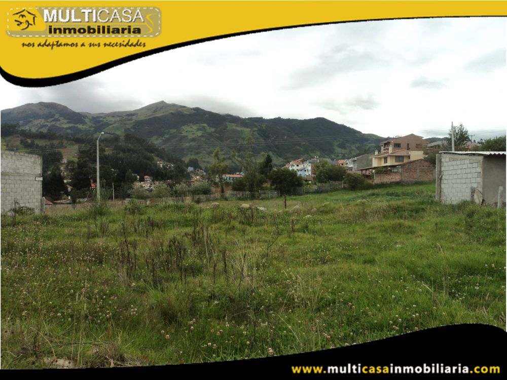 Terreno en Venta a Crédito plano residencial Sector Misicata Cuenca-Ecuador