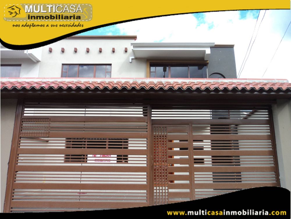 Casa en Venta a Crédito por estrenar Sector Vía a Baños Cuenca-Ecuador