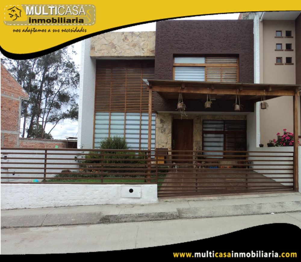 Casa en Venta a Crédito en urbanización Sector Misicata Cuenca-Ecuador