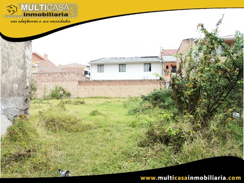 Terreno en Venta a Crédito Sector Don Bosco Cuenca-Ecuador