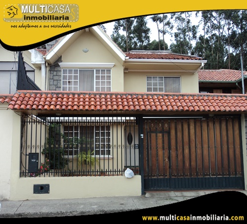 Casa en Venta a Crédito Sector Ave. 10 de Agosto Cuenca-Ecuador