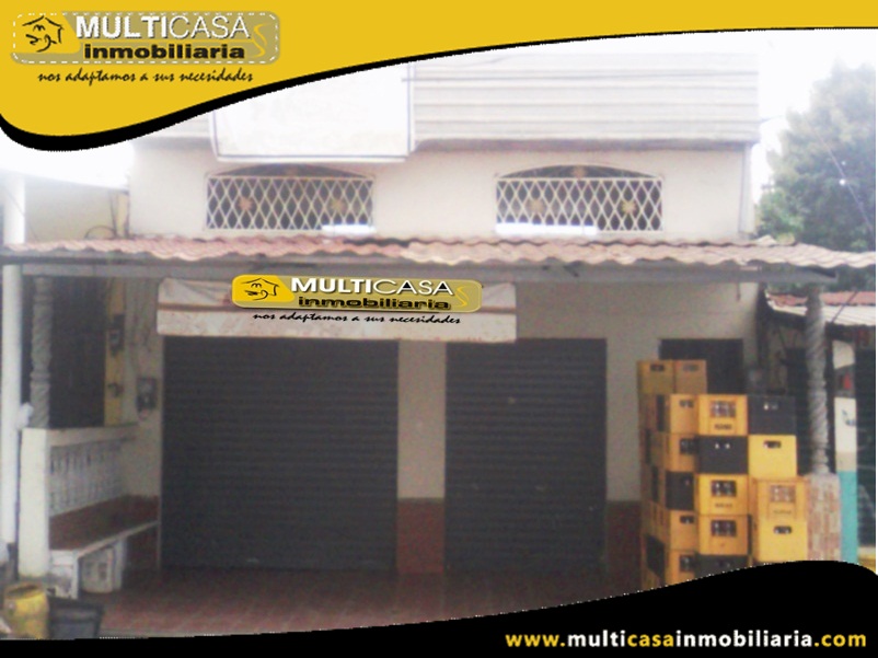 Casa Comercial en Venta a Crédito con Local Comercial y local para eventos Sector Puerto Inca-Guayaquil Ecuador