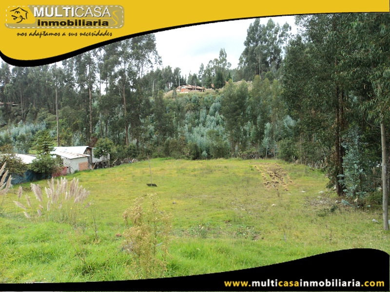 Terreno en Venta a Crédito Con Línea de Fabrica Sector Sayausí Cuenca-Ecuador