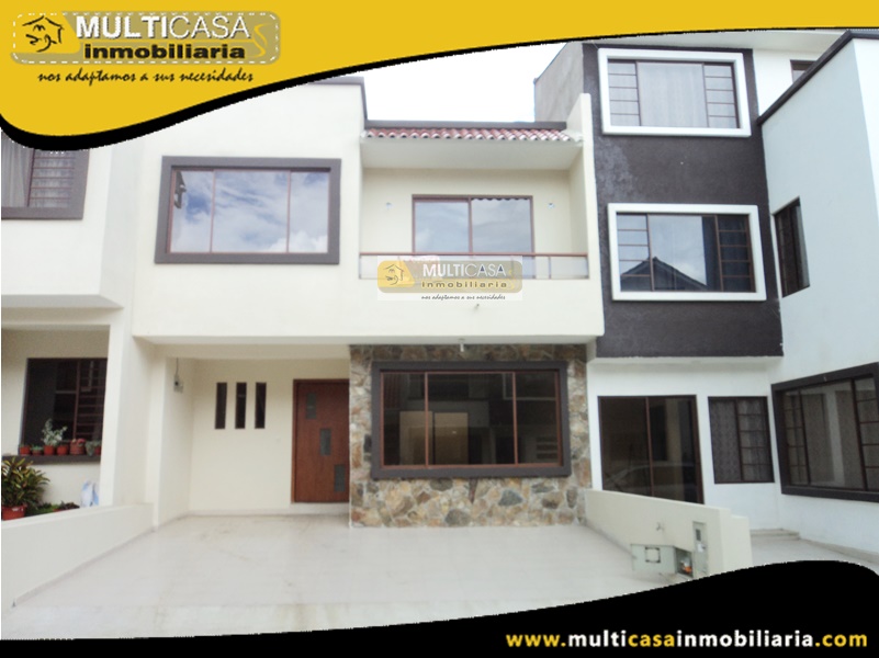 Casa en Venta a Crédito en Condominio Privado Sector Ordoñez Lasso Cuenca-Ecuador