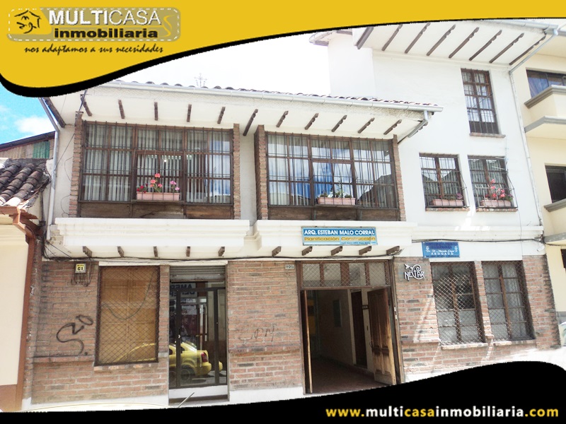 Casa Comercial en Venta a Crédito Sector Centro Historico Cuenca-Ecuador