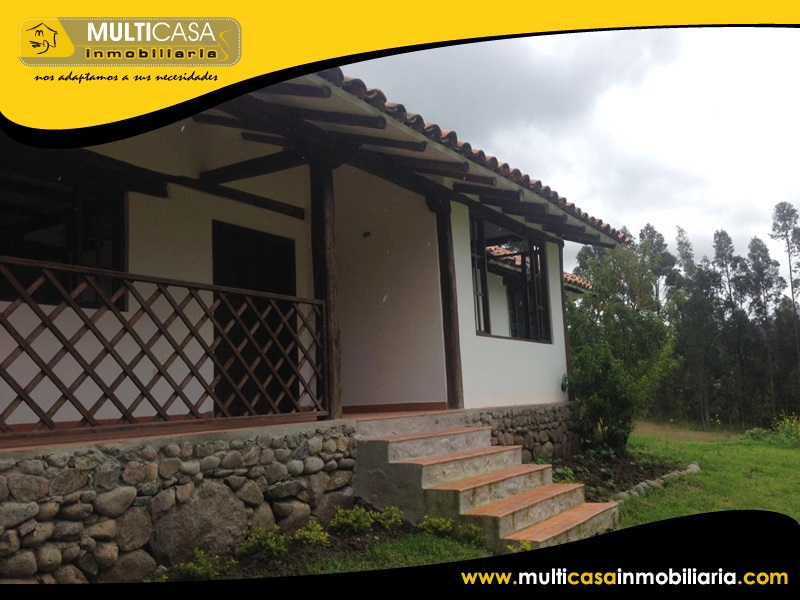 Casa con 19.500 m2 de Terreno en Venta a Crédito Sector Sidcay Cuenca-Ecuador